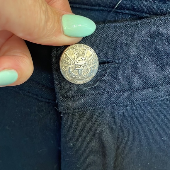 SEVEN 7 women’s stretch PONTE Capri / polished look black back pockets size 12 - Picture 4 of 13